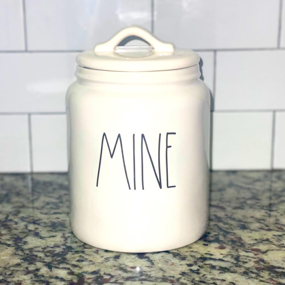 Rae Dunn “MINE” Canister